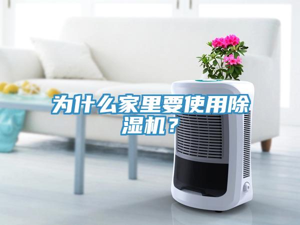 為什么家里要使用除濕機？