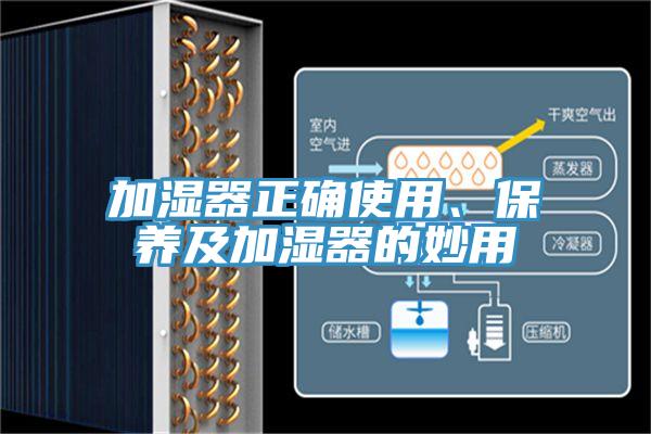 加濕器正確使用、保養(yǎng)及加濕器的妙用