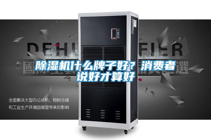 除濕機(jī)什么牌子好？消費(fèi)者說好才算好