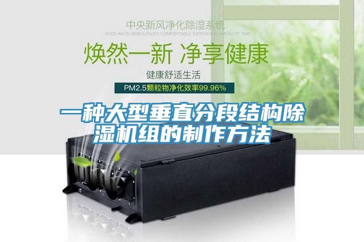 一種大型垂直分段結(jié)構(gòu)除濕機(jī)組的制作方法