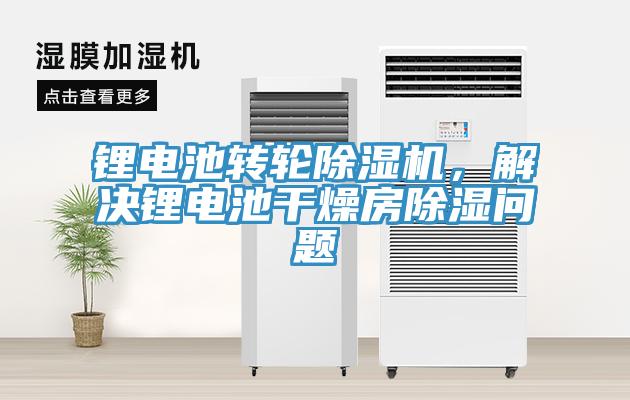 鋰電池轉(zhuǎn)輪除濕機，解決鋰電池干燥房除濕問題