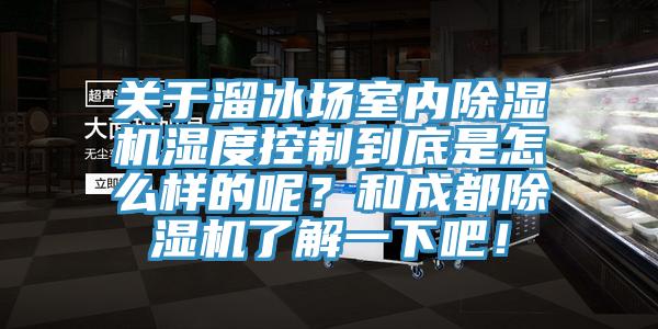 關(guān)于溜冰場室內(nèi)除濕機(jī)濕度控制到底是怎么樣的呢？和成都除濕機(jī)了解一下吧！