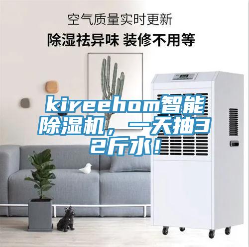 kireehom智能除濕機，一天抽32斤水！