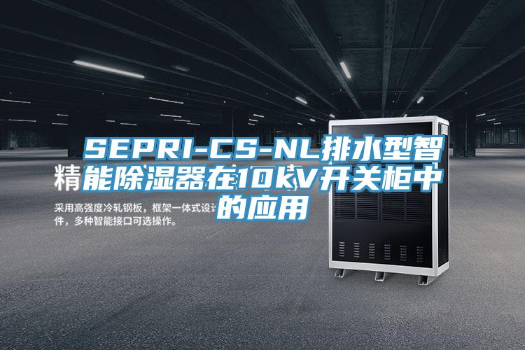 SEPRI-CS-NL排水型智能除濕器在10kV開關柜中的應用