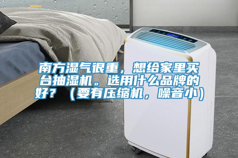 南方濕氣很重，想給家里買臺抽濕機。選用什么品牌的好？（要有壓縮機，噪音小）