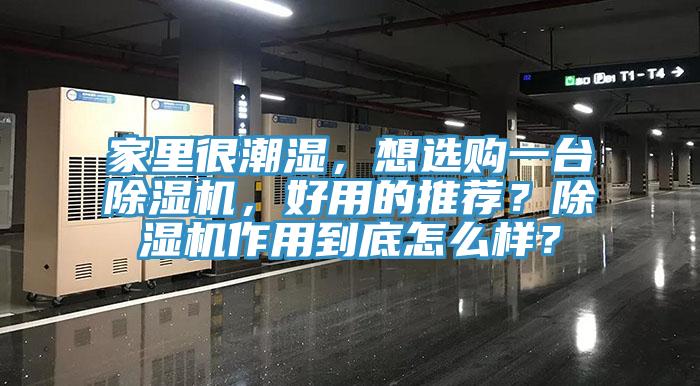 家里很潮濕，想選購一臺除濕機，好用的推薦？除濕機作用到底怎么樣？