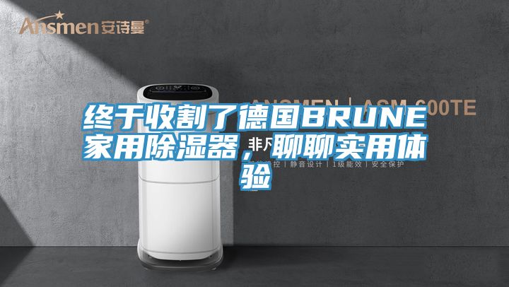 終于收割了德國BRUNE家用除濕器，聊聊實(shí)用體驗(yàn)