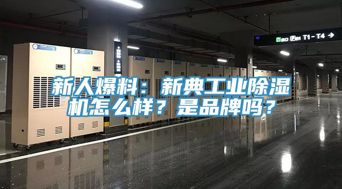 新人爆料：新典工業(yè)除濕機怎么樣？是品牌嗎？