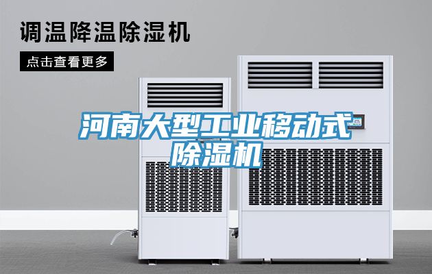 河南大型工業(yè)移動式除濕機