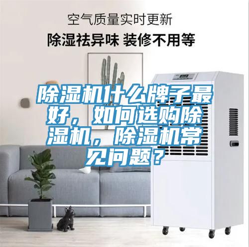 除濕機什么牌子最好，如何選購除濕機，除濕機常見問題？